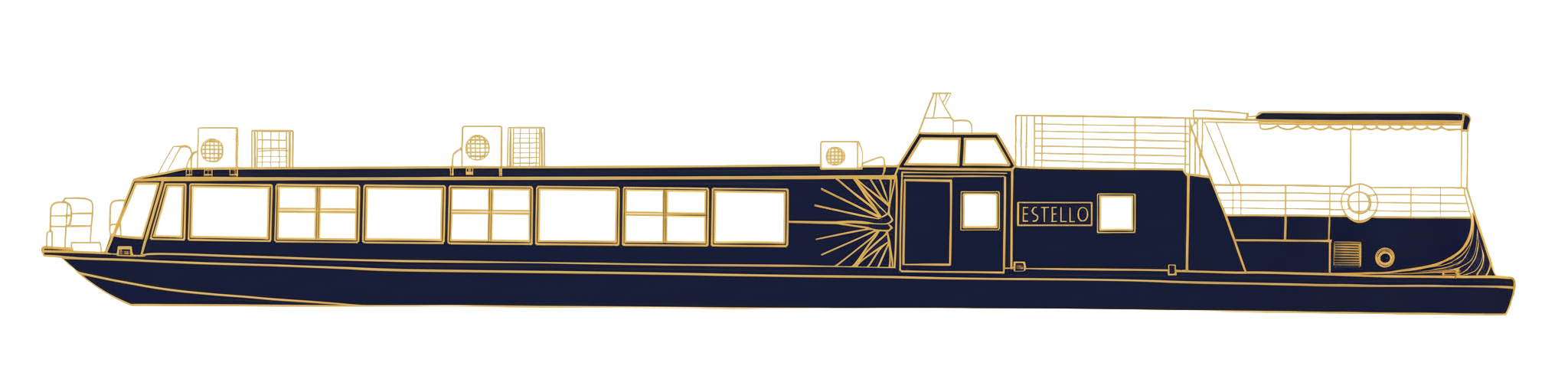 bateau Estello diner croisière